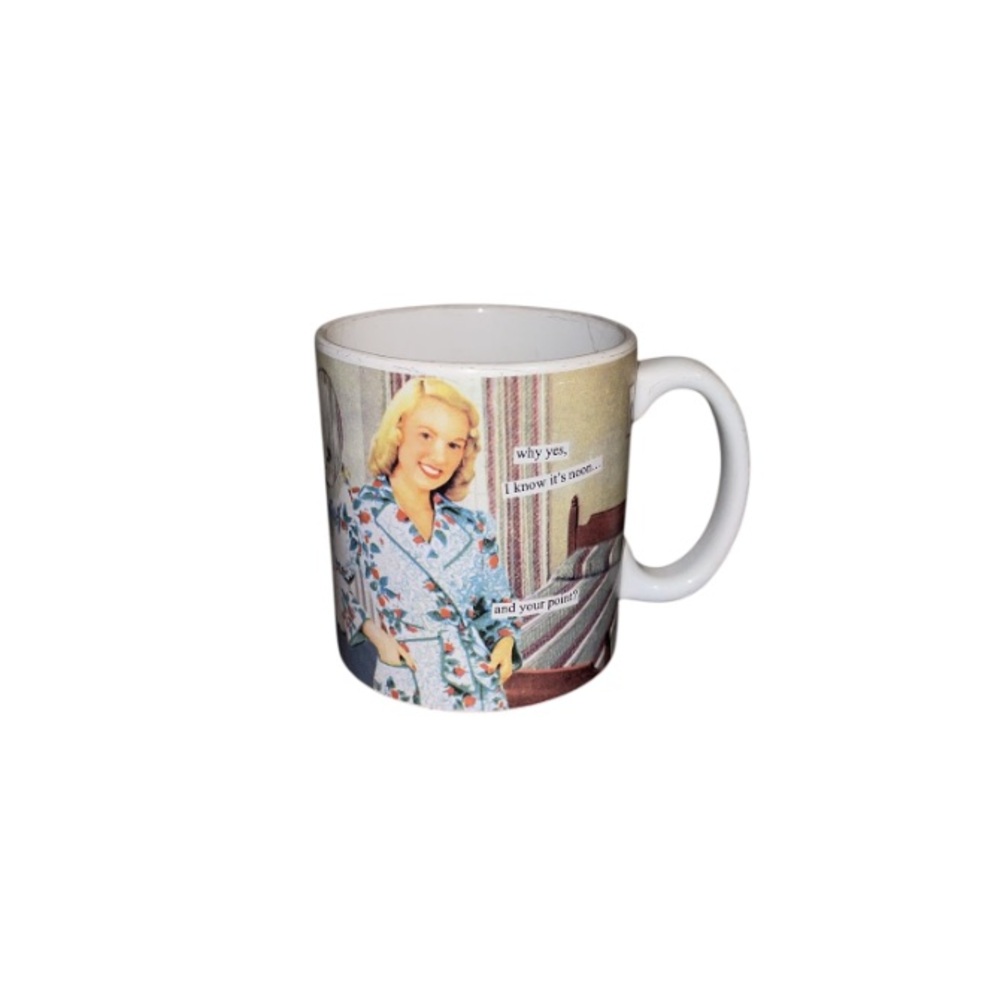 Anne Taintor “Noon” Cheeky Ceramic Mug